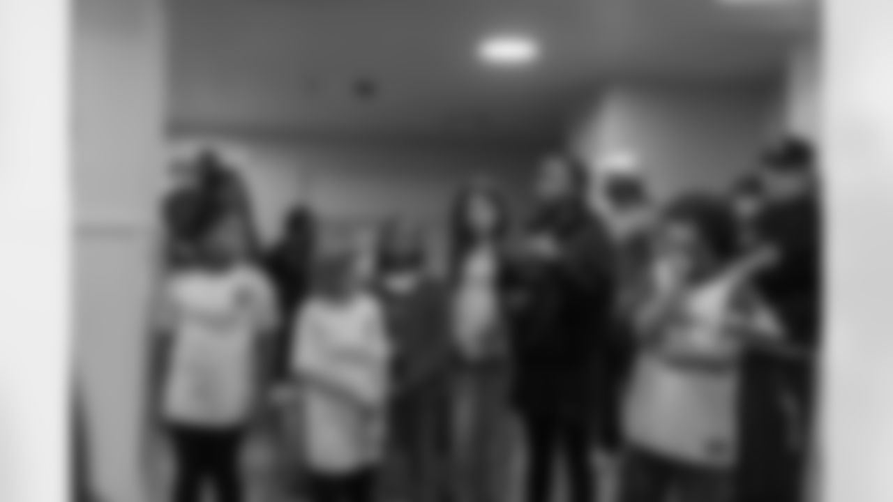 New Orleans Saints wide receiver Chris Olave hosted a Holiday Shoe Giveaway, donating shoes to the 18th Ward Girls Basketball team from the Boys & Girls Clubs of Metro Louisiana on Tuesday, Dec. 16, 2025.