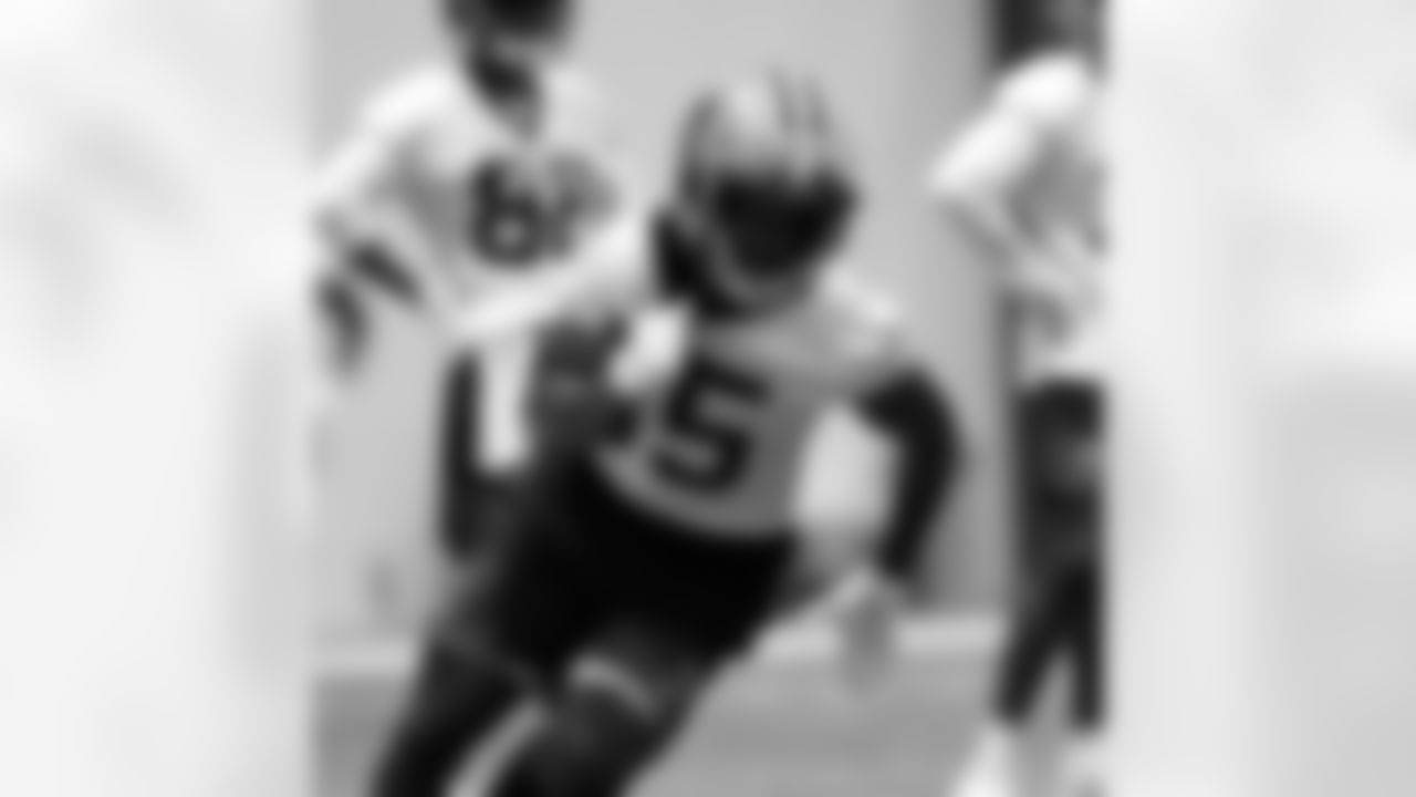 New Orleans Saints players kicked off 2025 Rookie Minicamp workouts at the Ochsner Sports Performance Center on May 9, 2025.