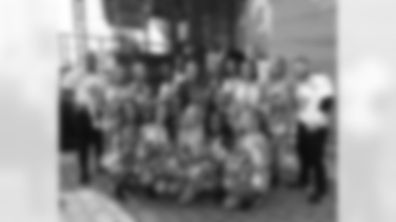 New Orleans Saints fans enjoyed the Week 12 entertainment in Champions Square ahead of the game against the Atlanta Falcons during the 2025 NFL season on Nov. 23, 2025.