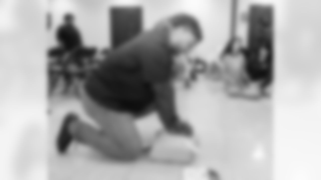 New Orleans Saints safety Justin Reid hosted CPR education event with the American Heart Association at John Ehret High School to unveil his custom My Cause, My Cleats design on Tuesday, Nov. 18, 2025.