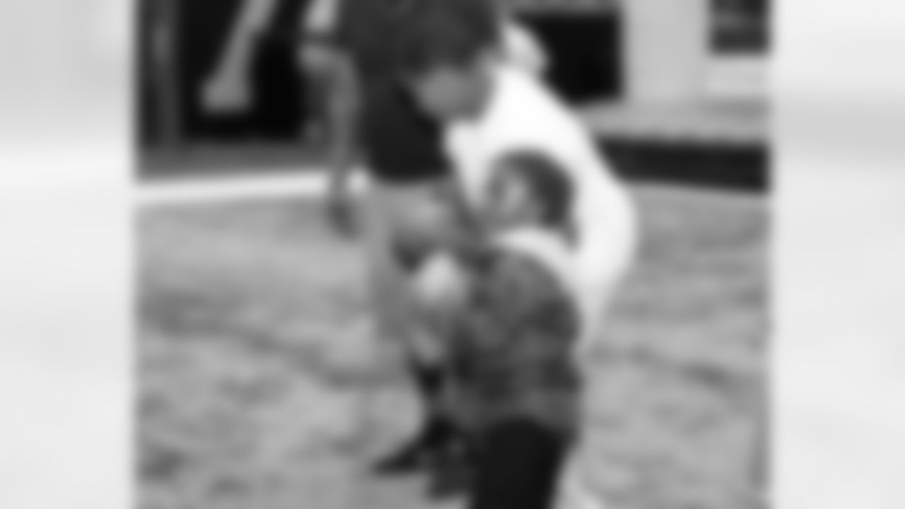 The New Orleans Saints hosted its 11th annual Sideline Pass holiday toy and gift drive in partnership with Saints owner and New Orleans Pelicans governor Gayle Benson and sideline reporter Jen Hale. Guests enjoyed appearances from defensive end Cam Jordan and tight end Juwan Johnson, plus the Saints Cheer Krewe, PelSquad, and more at the Ochsner Sports Performance Center on Tuesday, Nov. 25, 2025.