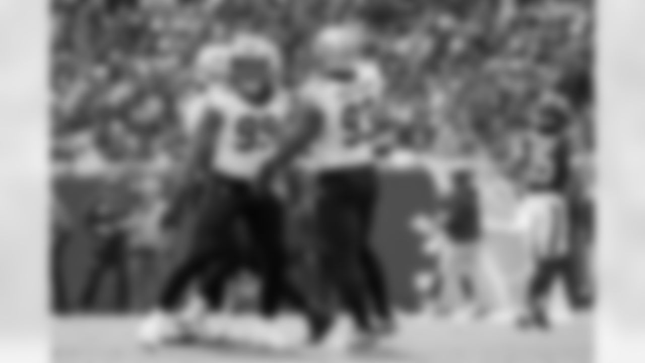 Check out the game action photos from the New Orleans Saints game against the Chicago Bears for Week 7 of the 2025 NFL season on Oct. 19, 2025 at Soldier Field.