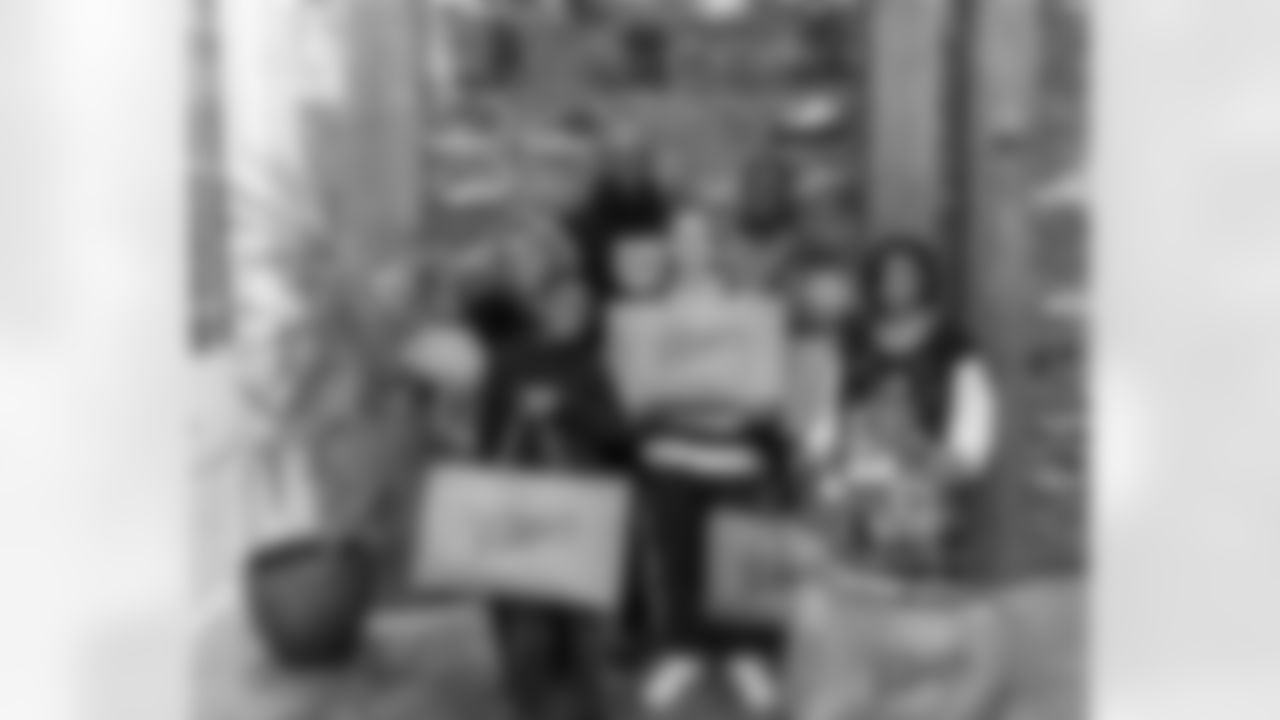 New Orleans Saints defensive end Cameron Jordan gifted dozens of local youth with a pair of sneakers of their choice at Sneaker Politics in the French Quarter on Monday, December 22, 2025.