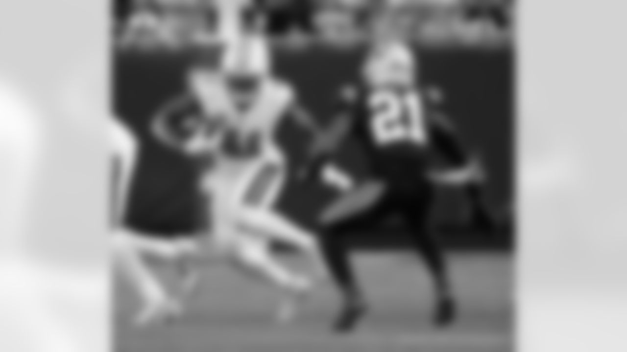 Check out the game action photos from the New Orleans Saints game against the Carolina Panthers for Week 10 of the 2025 NFL season on Nov. 9, 2025 at Bank of America Stadium.