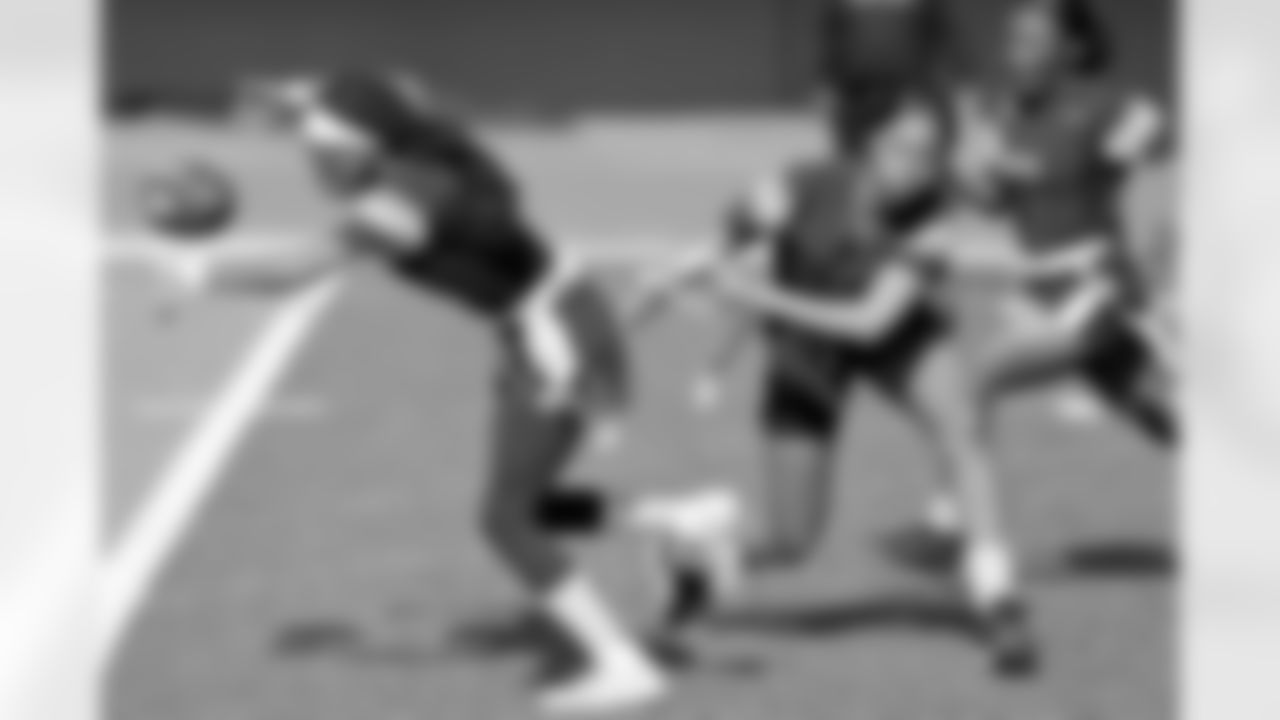 Check out the best Week 2 action shots as four teams competed on Thursday, April 11 as part of the 2024 Saints Girls High School Flag Football season.