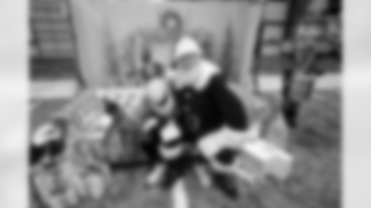 New Orleans Saints wide receiver Mason Tipton and linebacker Pete Werner joined members of the Saints Kids Club presented by Entergy, as well as the Pelicans and Saints Crib Clubs presented by Ochsner Children's Hospital, at the 2025 Holiday Huddle event on Wednesday, Dec. 10, 2025. Attendees enjoyed holiday-themed activities plus a Play Football Experience.