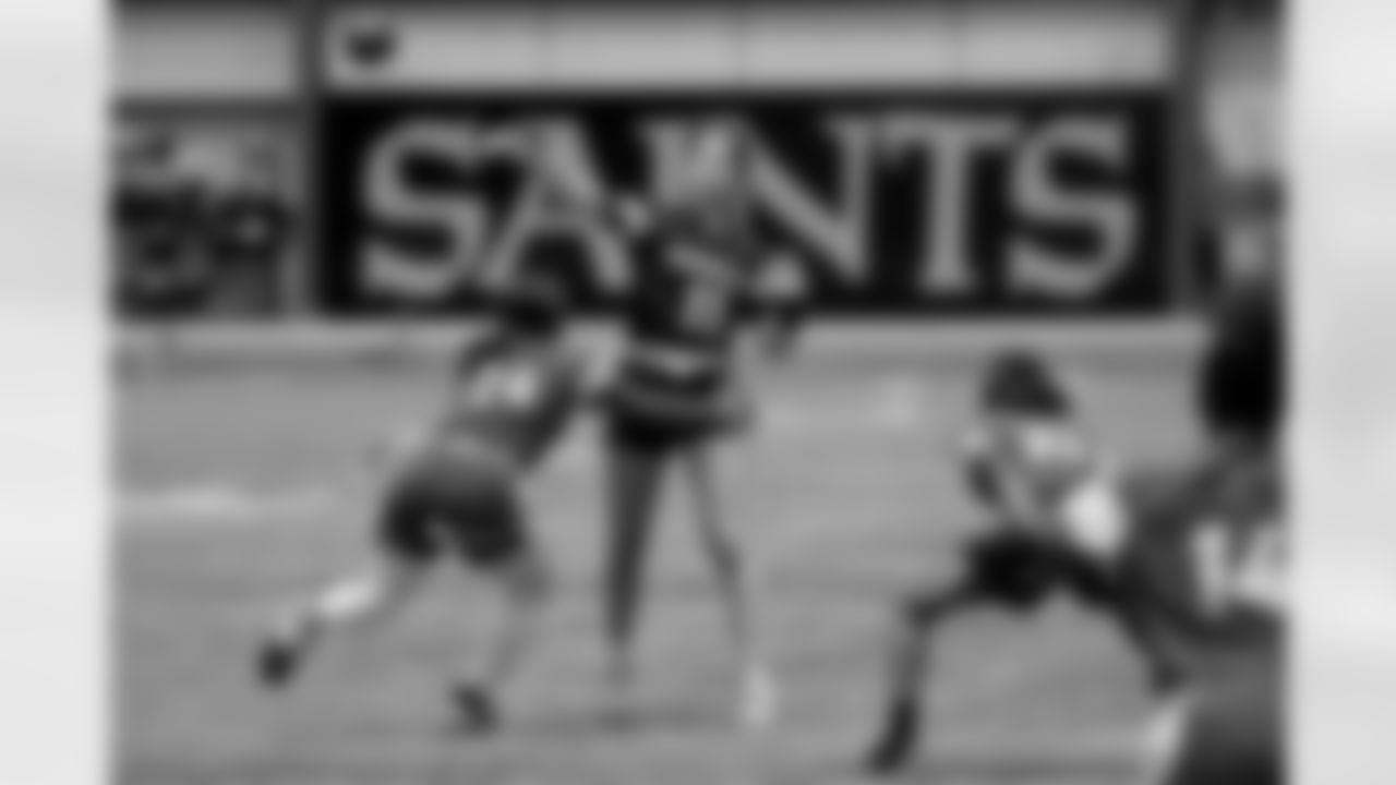 Check out the best action shots as Louisiana Flag Football teams competed in the semifinals round of the 2025 Saints Girls High School Flag Football season at the Ochsner Sports Performance Center on Monday, May 5, 2025.