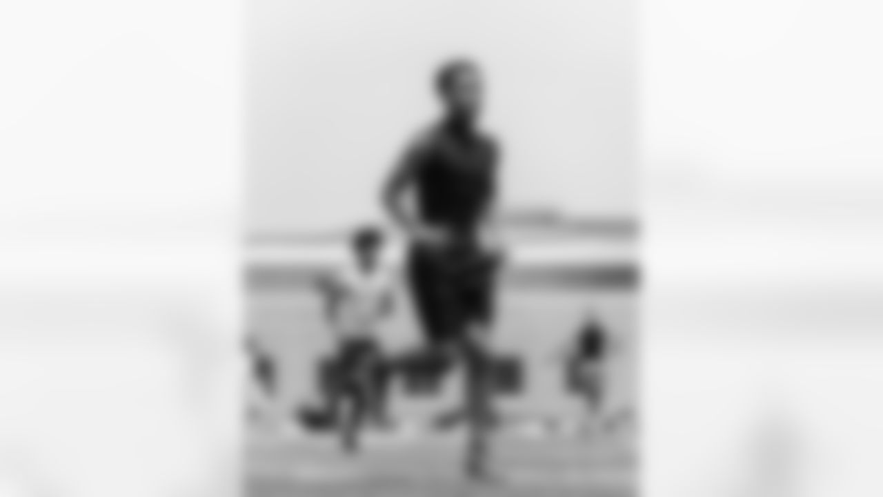 New Orleans Saints wide receivers coach Keith Williams along with Saints wide receivers Rashid Shaheed and Donovan Peoples-Jones joined youth athletes at the 2025 Nebraska Elite wide out camp on July 12, 2025 for a day of drills and skill building.