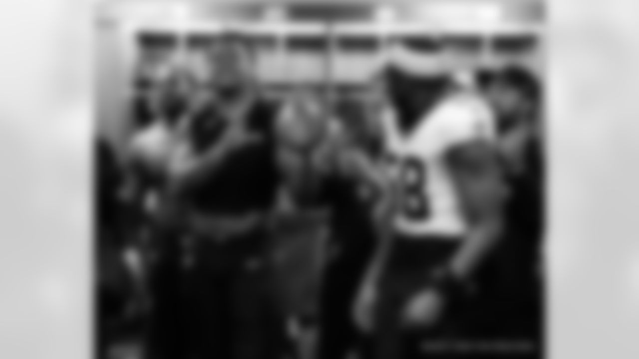 Head inside the New Orleans Saints locker room postgame after the Saints' win against the Tennessee Titans in Week 17 of the 2025 NFL season presented by Bud Light.