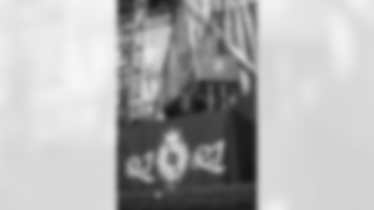 New Orleans Saints fans enjoyed the Week 16 entertainment in Champions Square ahead of the game against the New York Jets during the 2025 NFL season on Dec. 21, 2025.