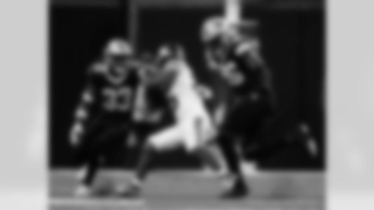 Check out the game action photos from the New Orleans Saints game against the New York Giants for Week 5 of the 2025 NFL season on Oct. 5, 2025 at Caesars Superdome.