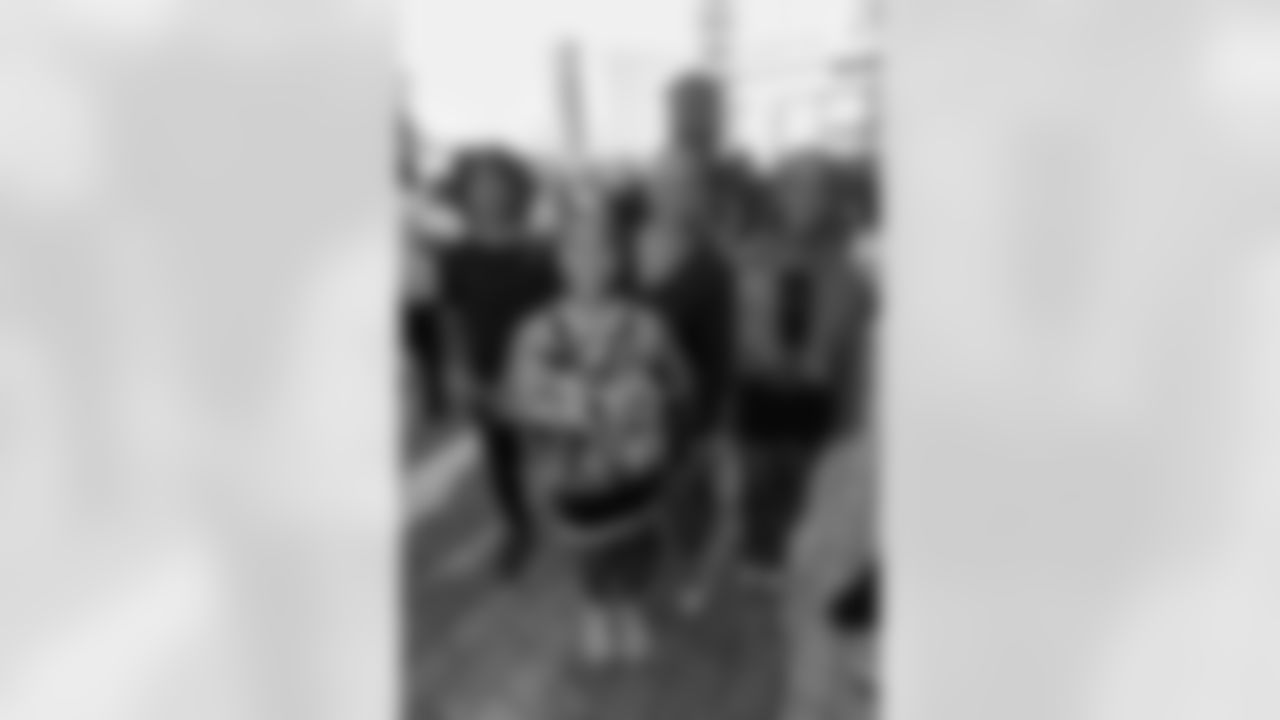 New Orleans Saints fans enjoyed the Week 12 entertainment in Champions Square ahead of the game against the Atlanta Falcons during the 2025 NFL season on Nov. 23, 2025.