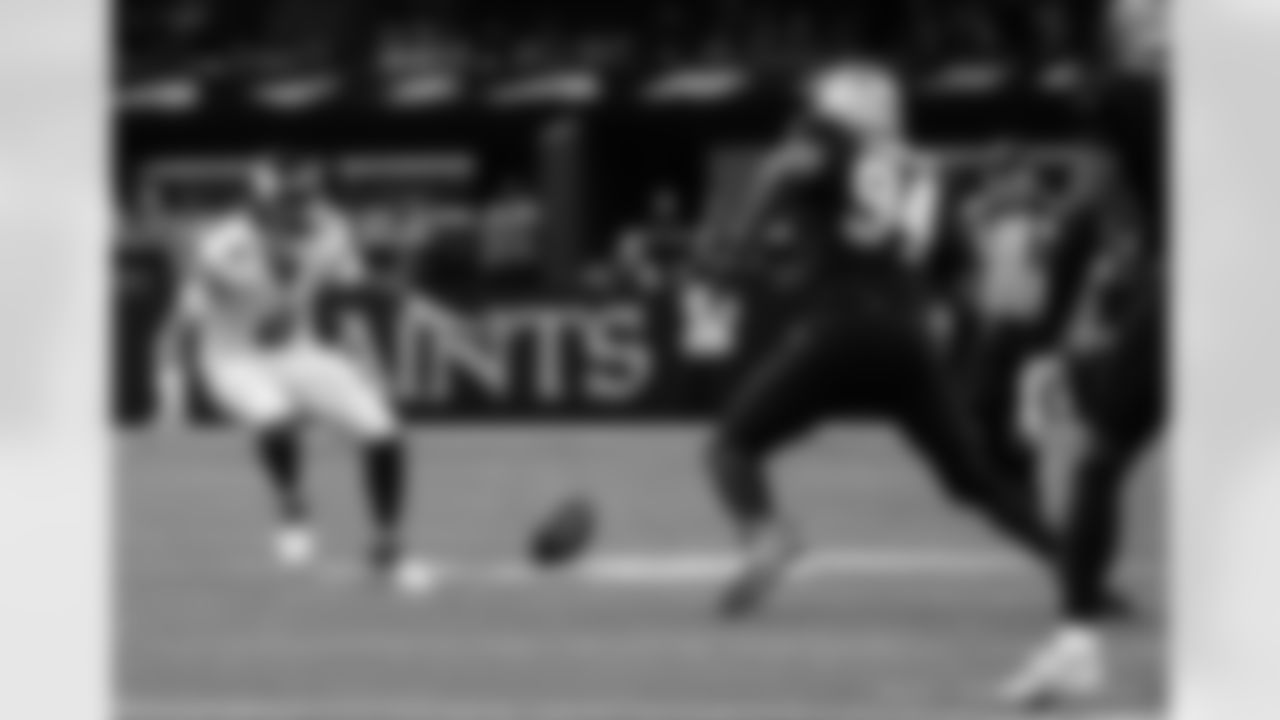 Check out the game action photos from the New Orleans Saints game against the New York Giants for Week 5 of the 2025 NFL season on Oct. 5, 2025 at Caesars Superdome.