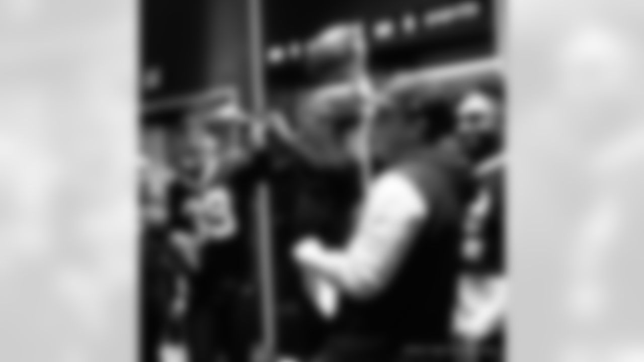 Head inside the New Orleans Saints locker room postgame after the Saints' win against the Carolina Panthers in Week 15 of the 2025 NFL Season presented by Bud Light.