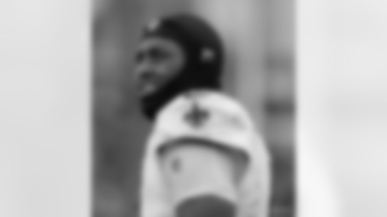 Check out the game action photos from the New Orleans Saints game against the Tampa Bay Buccaneers for Week 14 of the 2025 NFL season on Dec. 7, 2025 at Raymond James Stadium.