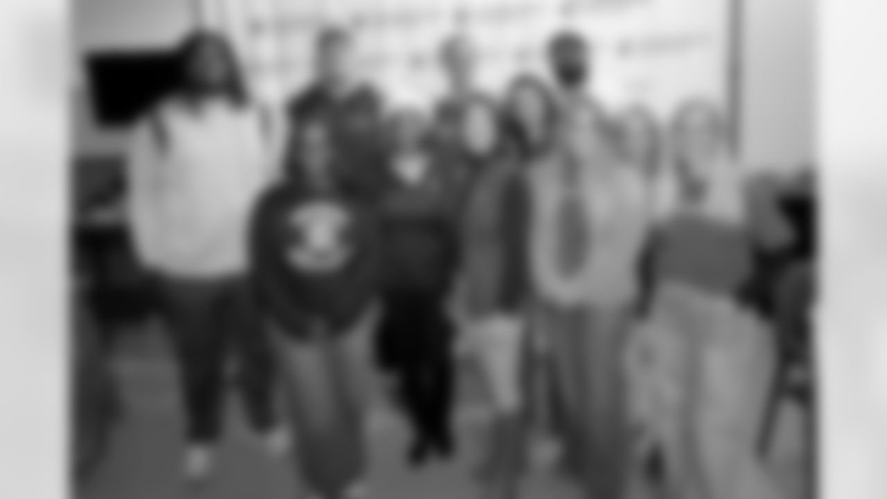 New Orleans Saints center/guard Cesar Ruiz hosted a holiday toy giveaway at the New Orleans Women and Children's Center on Tuesday, Dec. 16, 2025. The event also featured appearances by fellow Saints players center Erik McCoy, linebacker Torricelli Simpkins III, wide receiver Easton Kilty, and offensive tackle William Sherman to spread holiday cheer to children and families in the community.