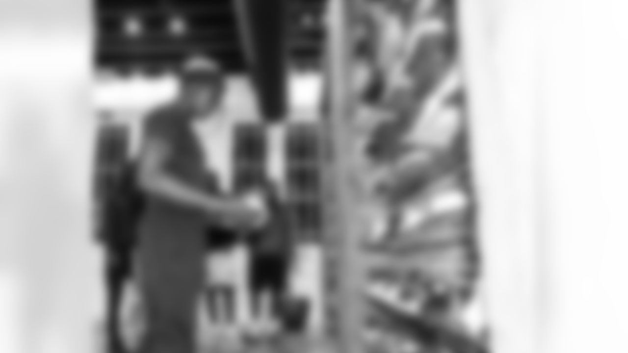 New Orleans Saints defensive end Cameron Jordan gifted dozens of local youth with a pair of sneakers of their choice at Sneaker Politics in the French Quarter on Monday, December 22, 2025.