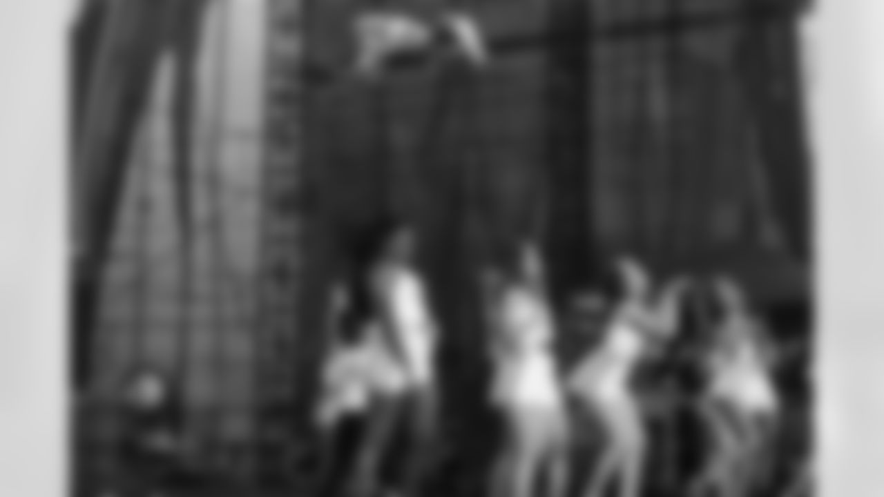 New Orleans Saints fans enjoyed the Week 12 entertainment in Champions Square ahead of the game against the Atlanta Falcons during the 2025 NFL season on Nov. 23, 2025.