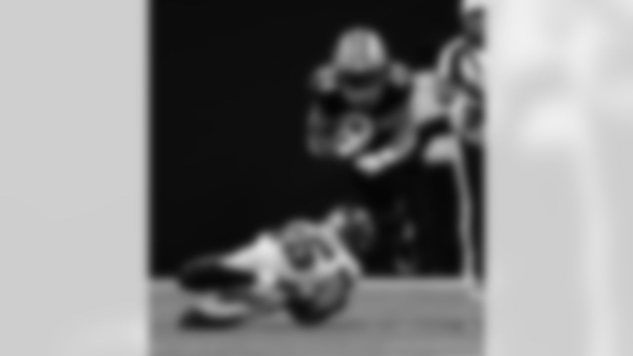 Check out the game action photos from the New Orleans Saints game against the Tampa Bay Buccaneers for Week 8 of the 2025 NFL season on Oct. 26, 2025 at the Caesars Superdome.