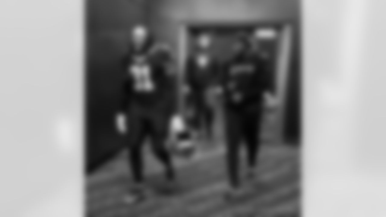 Head inside the New Orleans Saints locker room postgame after the Saints' win against the Carolina Panthers in Week 15 of the 2025 NFL Season presented by Bud Light.