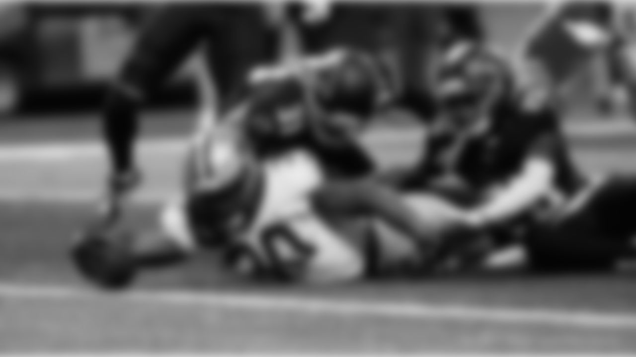 Check out the game action photos from the New Orleans Saints game against the Atlanta Falcons for Week 18 of the 2025 NFL season on Jan. 4, 2026 at Mercedes-Benz Stadium.