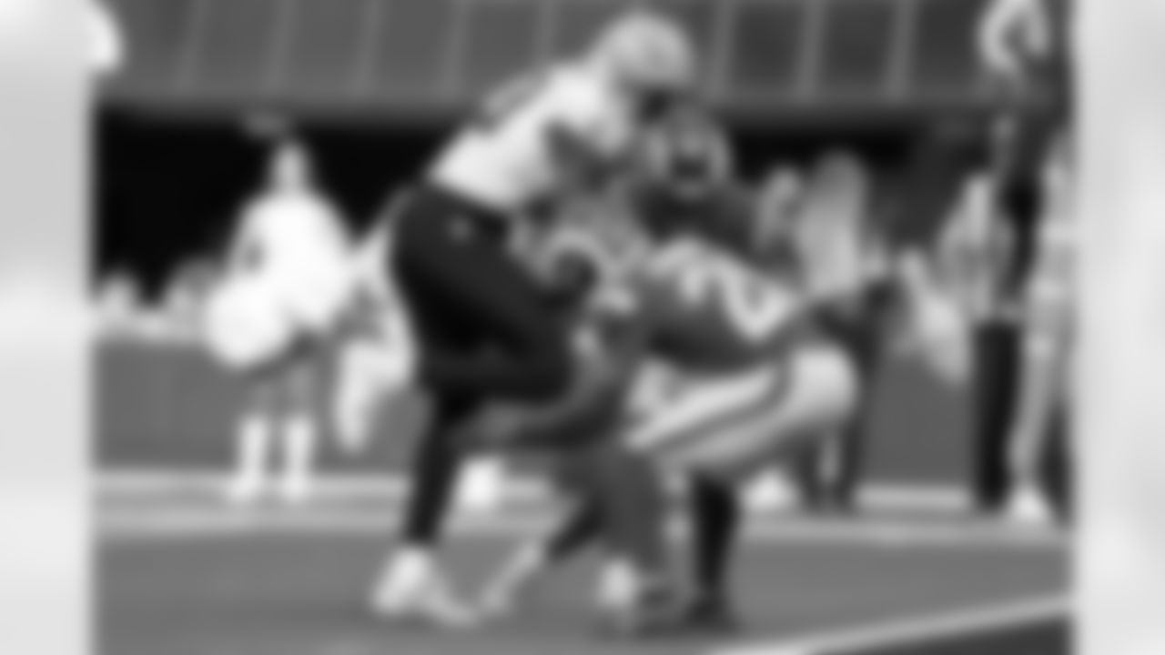 Check out the game action photos from the New Orleans Saints game against the Los Angeles Rams for Week 9 of the 2025 NFL season on Nov. 2, 2025 at SoFi Stadium.