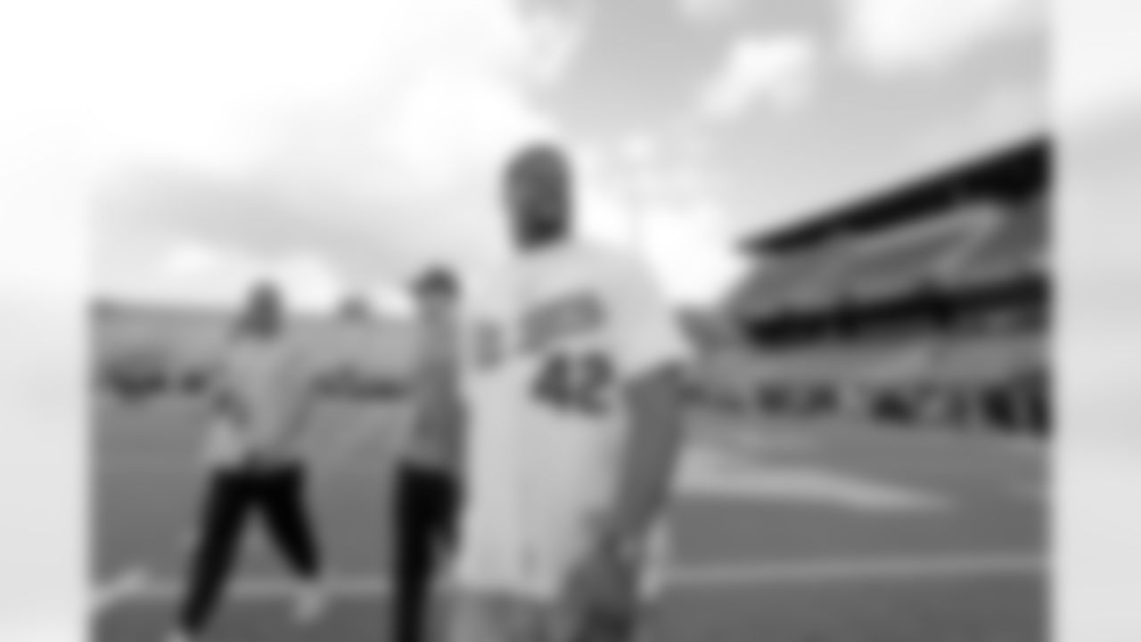 New Orleans Saints players attended the annual HBCU Legacy Bowl at Yulman Stadium on the campus of Tulane University on Saturday, February 21, 2026.