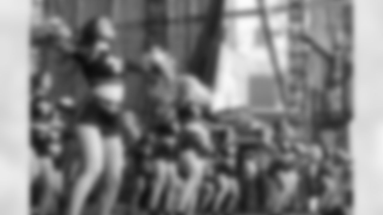 New Orleans Saints fans enjoyed the Week 16 entertainment in Champions Square ahead of the game against the New York Jets during the 2025 NFL season on Dec. 21, 2025.