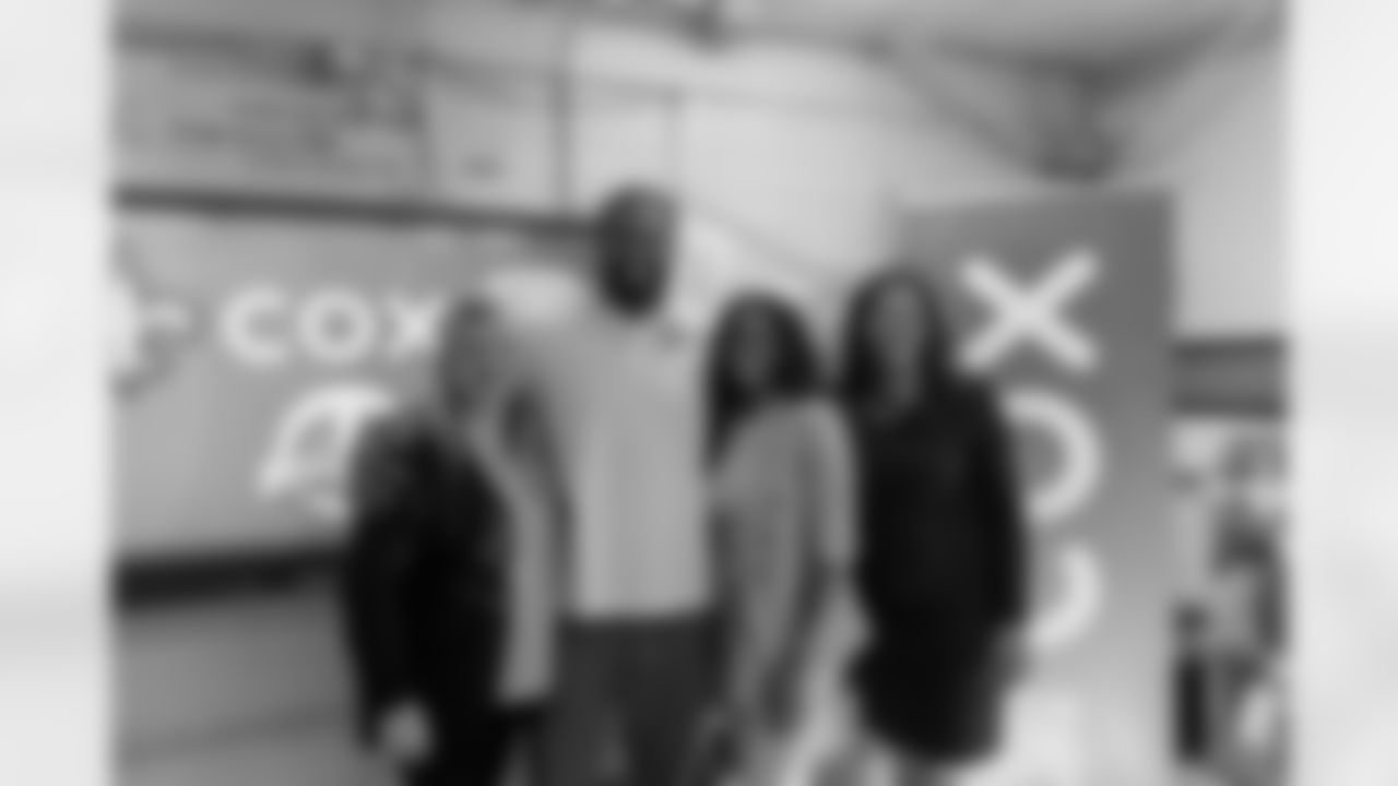 New Orleans Saints defensive end Cam Jordan joined students at Clancy Elementary School to unveil the school's new computer lab with new tech equipment and office supplies courtesy of Cox on Tuesday, Nov. 4, 2025.