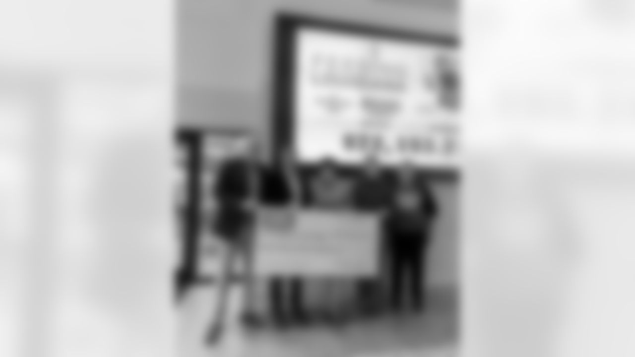 New Orleans Saints owner Gayle Benson presented several Louisiana charitable organizations with their portion of the team's 50/50 raffle sales during the 2025 NFL season at the Ochsner Sports Performance Center on Friday, Jan. 23, 2026.