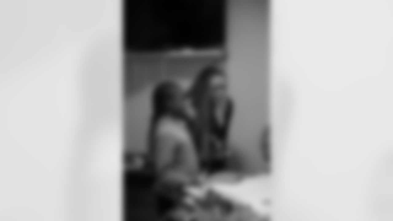 New Orleans Saints defensive back Jonas Sanker joined the Saints Cheer Krewe, Sir Saint and Coca-Cola for a water donation event, supporting a local Boys & Girls Club on December 9, 2025.