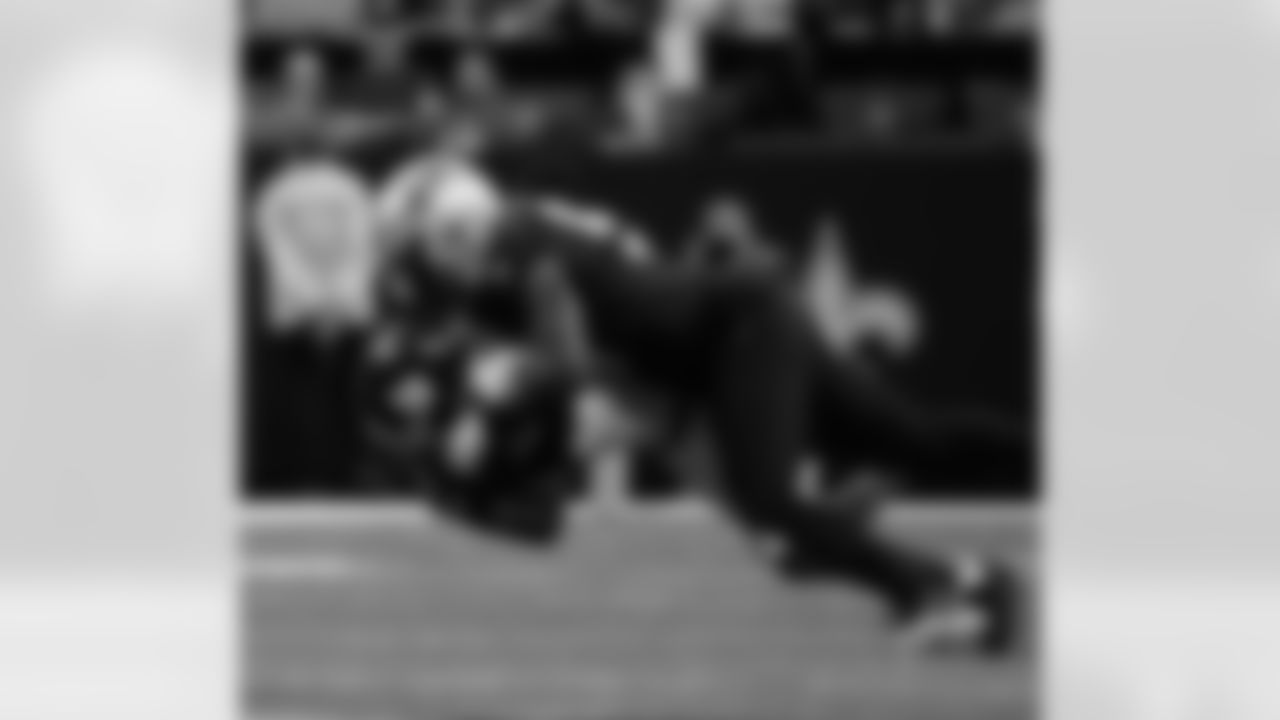 Check out the game action photos from the New Orleans Saints game against the New York Giants for Week 5 of the 2025 NFL season on Oct. 5, 2025 at Caesars Superdome.
