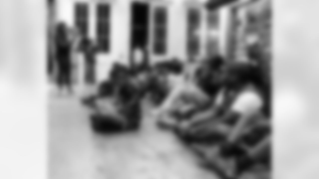 New Orleans Saints defensive end Cameron Jordan gifted dozens of local youth with a pair of sneakers of their choice at Sneaker Politics in the French Quarter on Monday, December 22, 2025.