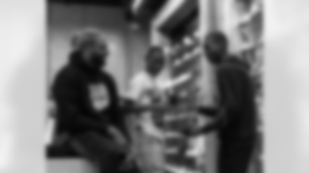 New Orleans Saints defensive end Cameron Jordan gifted dozens of local youth with a pair of sneakers of their choice at Sneaker Politics in the French Quarter on Monday, December 22, 2025.