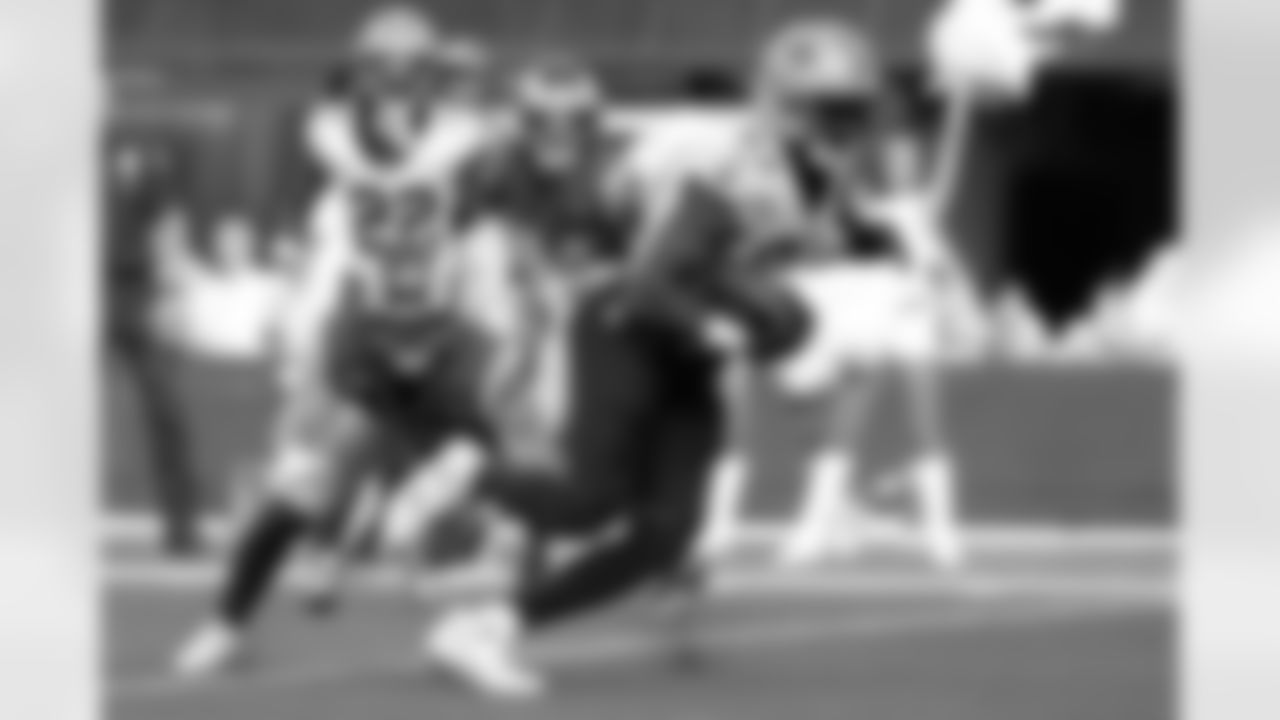 Check out the game action photos from the New Orleans Saints game against the Los Angeles Rams for Week 9 of the 2025 NFL season on Nov. 2, 2025 at SoFi Stadium.