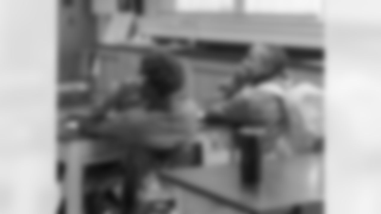 New Orleans Saints defensive end Cam Jordan visited students and staff at KIPP Morial School on Monday, Dec. 15, 2025, spending time engaging with students and supporting the school community.