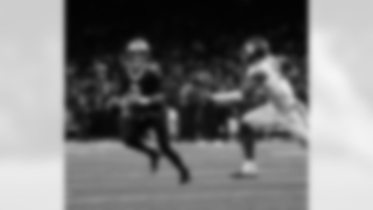 Check out the game action photos from the New Orleans Saints game against the New York Giants for Week 5 of the 2025 NFL season on Oct. 5, 2025 at Caesars Superdome.