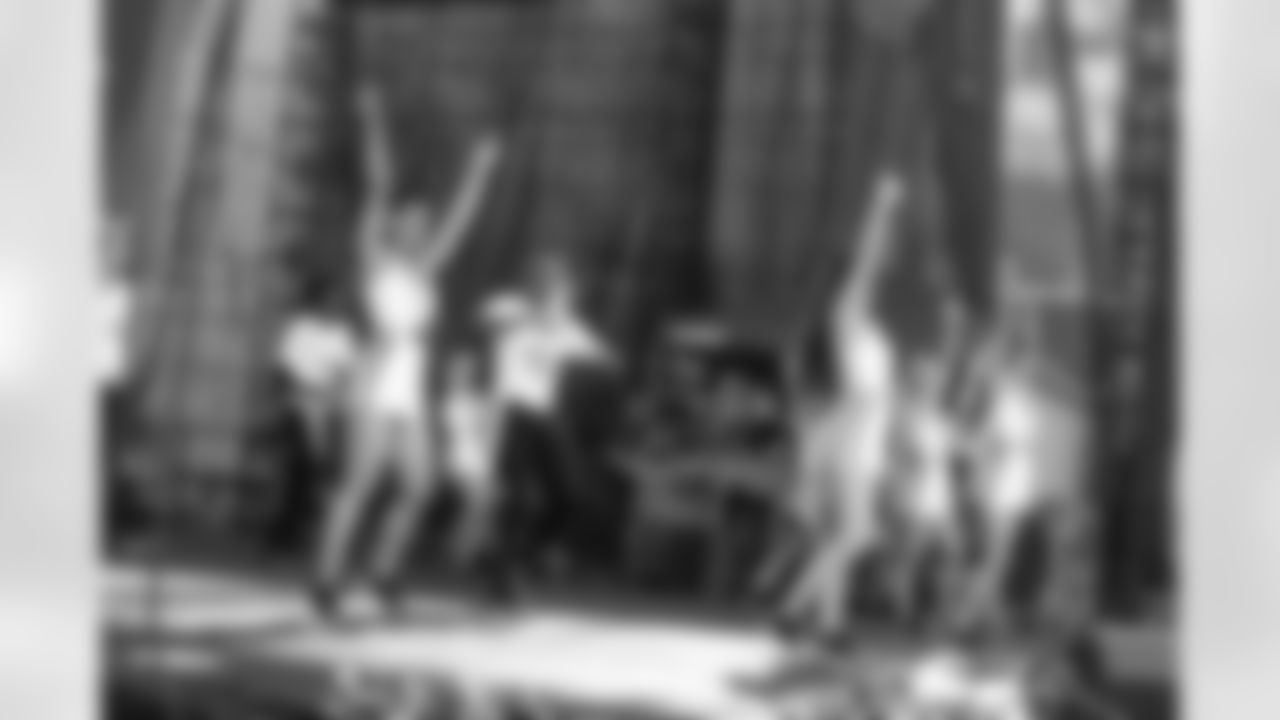 New Orleans Saints fans enjoyed the Week 12 entertainment in Champions Square ahead of the game against the Atlanta Falcons during the 2025 NFL season on Nov. 23, 2025.