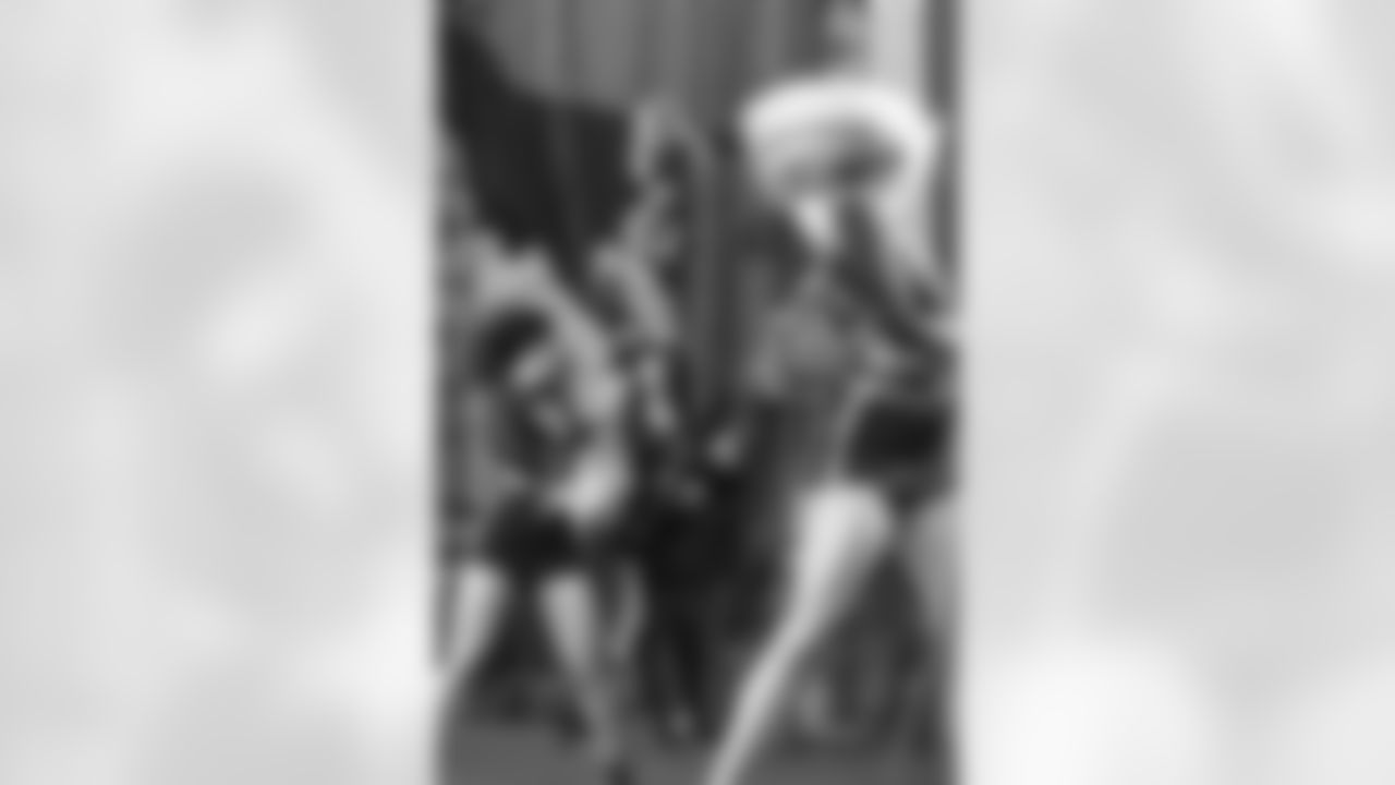 New Orleans Saints fans enjoyed the Week 16 entertainment in Champions Square ahead of the game against the New York Jets during the 2025 NFL season on Dec. 21, 2025.