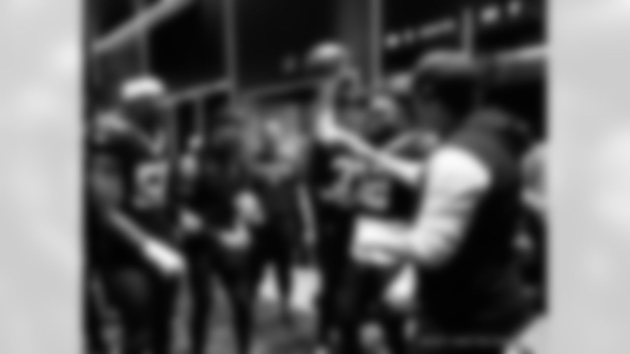 Head inside the New Orleans Saints locker room postgame after the Saints' win against the Carolina Panthers in Week 15 of the 2025 NFL Season presented by Bud Light.