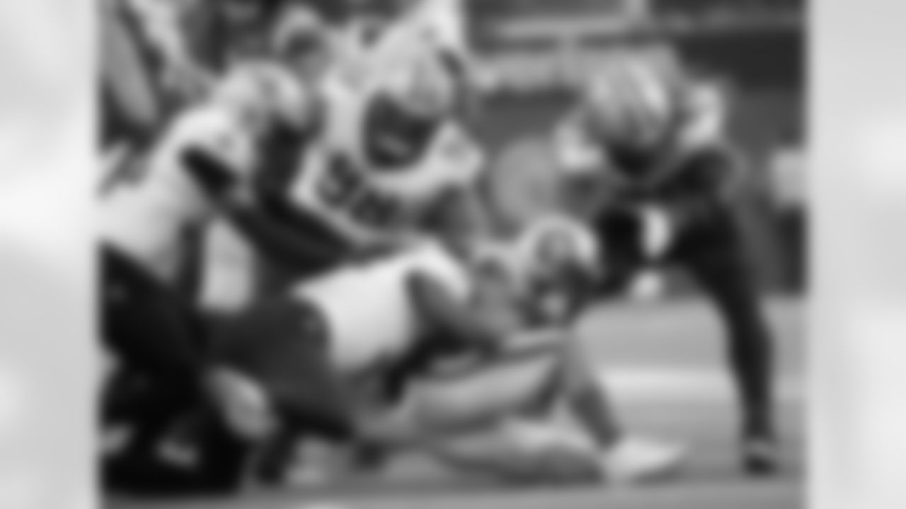 Check out the game action photos from the New Orleans Saints game against the Los Angeles Rams for Week 9 of the 2025 NFL season on Nov. 2, 2025 at SoFi Stadium.