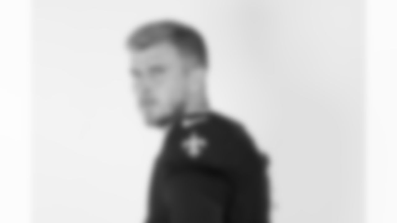 New Orleans Saints quarterback Tyler Shough (6) poses for a portrait during the NFLPA Rookie Premiere on Saturday, May 17, 2025 in Thousand Oaks, Calif. (Ben Liebenberg/NFL)