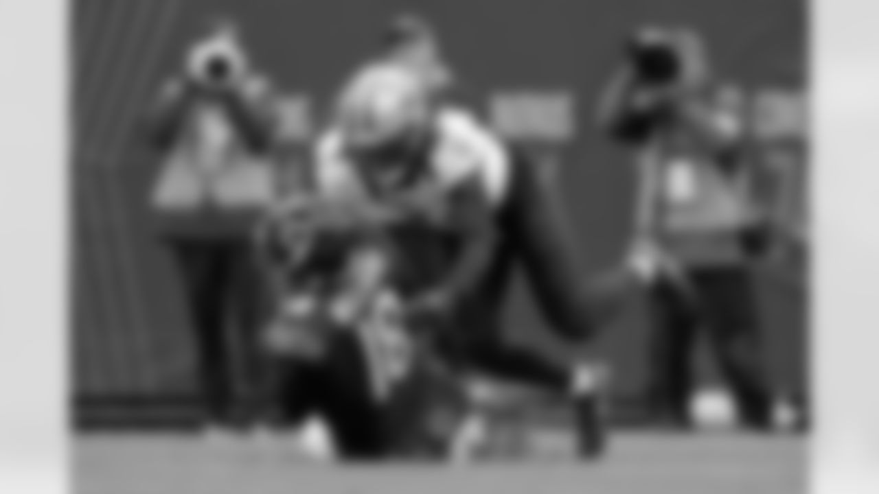 Check out the game action photos from the New Orleans Saints game against the Chicago Bears for Week 7 of the 2025 NFL season on Oct. 19, 2025 at Soldier Field.