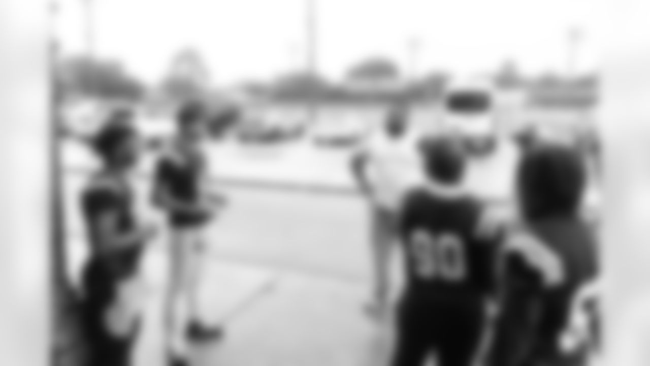 New Orleans Saints defensive tackle Davon Godchaux hosted a Thanksgiving turkey distribution for local residents at the COPAC Community Center on Nov. 25, 2025. The Plaquemine High School football team assisted Godchaux in the giveaway.