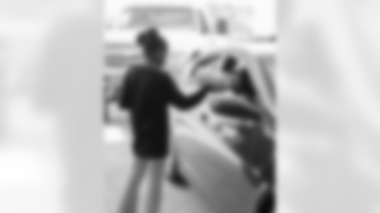 New Orleans Saints defensive end Cam Jordan welcomed local residents to the Cam Jordan Foundation's Turkey giveaway where he distributed holiday meals on Nov. 25, 2025.