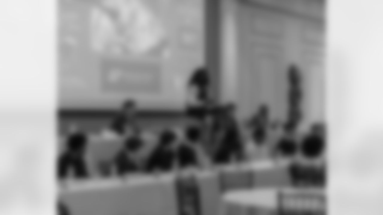 New Orleans Saints linebacker Demario Davis shared his inspiring story at the final Quarterbacks Club meeting of the year as well as awarded trophies to each 2025 High School Football Player of the Week at the Cannery on Monday, Dec. 16, 2025.