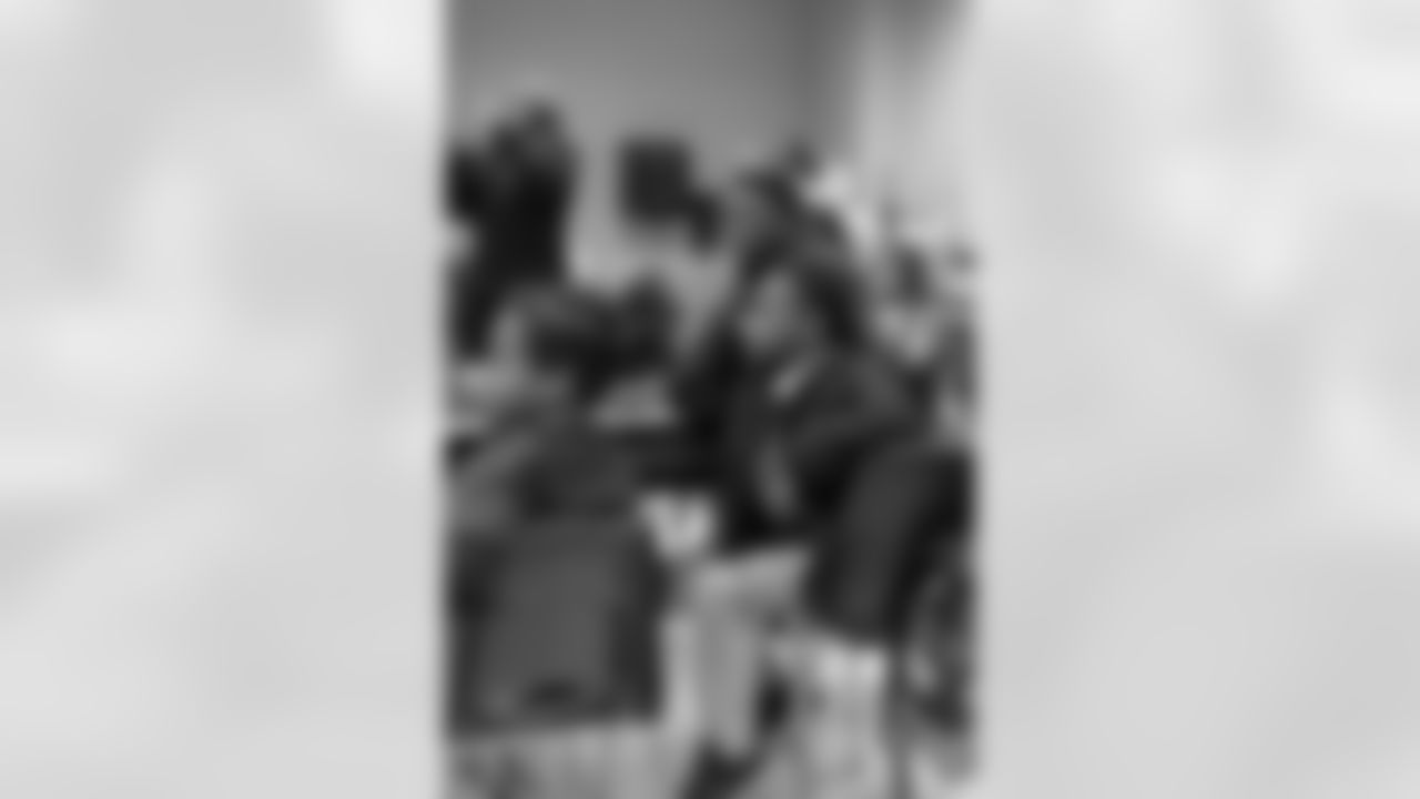 New Orleans Saints defensive end Cam Jordan visited students and staff at Martin Luther King Jr. Elementary School on Tuesday, Dec. 9, 2025.