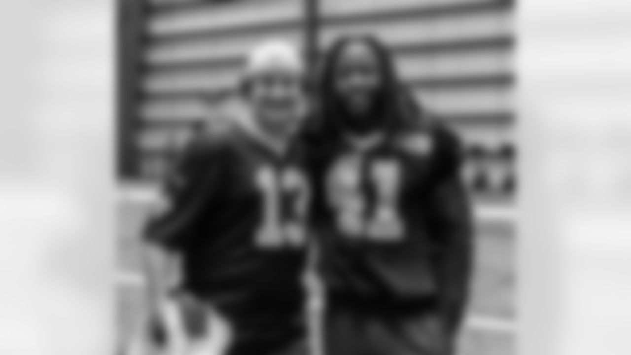 The New Orleans Saints hosted two Make-A-Wish visitors at walk-through on Saturday, Dec. 2, 2023 at the Ochsner Sports Performance Center. Bo from Helotes, Texas, had a lung transplant and Drew from Richland, Washington, had leukemia.