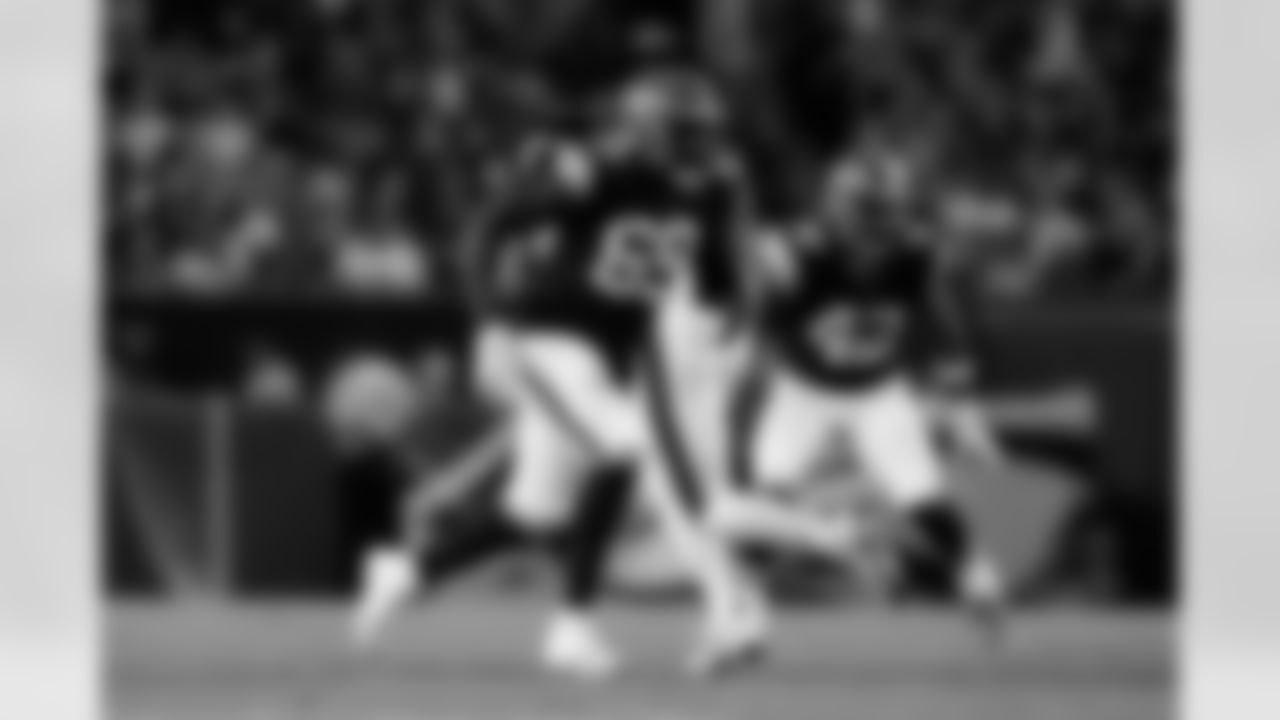 Cleveland Browns defensive end Jeremiah Martin (69) runs around the edge during an NFL preseason football game against the Philadelphia Eagles, Thursday, Aug. 17, 2023, in Philadelphia. The Eagles and Browns ended in an 18-18 tie.
