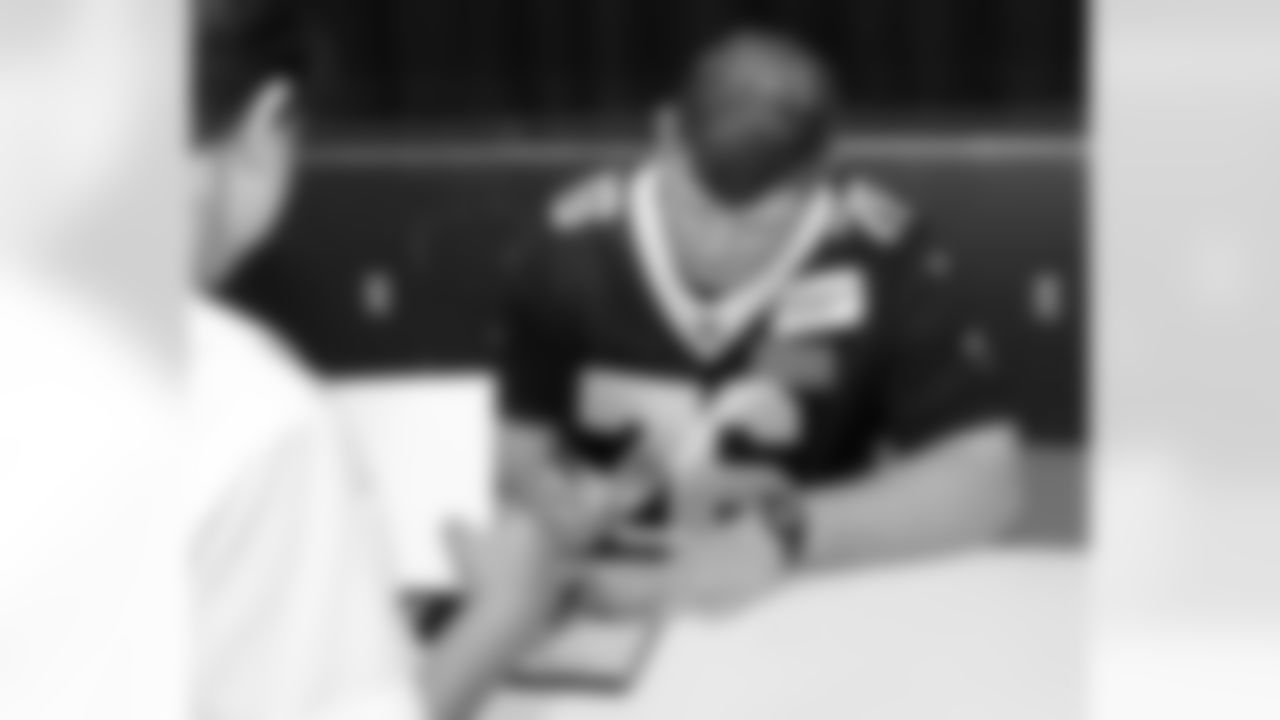 New Orleans Saints players Tyler Shough, Dillon Radunz, Treyton Welch, Will Clapp, and Erik McCoy visited St. Pius Elementary, spending the afternoon answering student questions and signing autographs on Tuesday, Nov. 18, 2025.